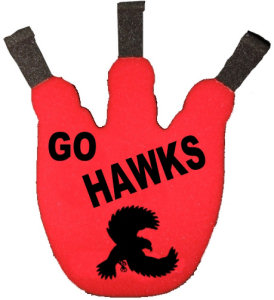 Promotional Foam Hands: 16 inch Talon with Extended Claws Foam Mitts